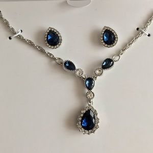 Charter Club Sapphire Necklace and Studs